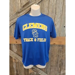 Clemens South Carolina track and field size small performance t shirt  A4